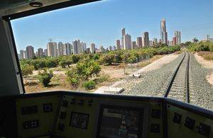 Comienzan las obras del nuevo dep�sito para el material m�vil de la l�nea 9 del Tram de Alicante, en Benidorm
