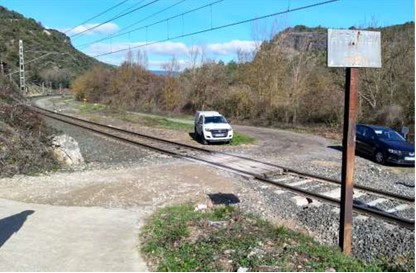Licitado el contrato para la mejora de la protecci�n de un paso a nivel en el municipio alav�s de Ribera Alta