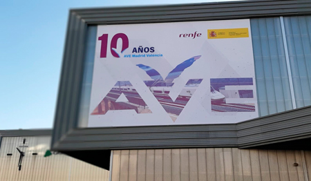 El AVE Madrid-Valencia cumple diez aos, con ms de 22,6 millones de viajeros transportados