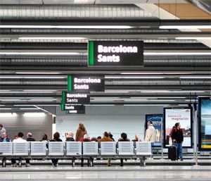 Adjudicadas las obras de mejora de la evacuaci�n de los andenes de la estaci�n de Barcelona-Sants