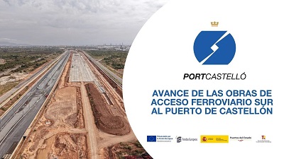 Avanzan las obras del acceso ferroviario sur al Puerto de Castell�n�