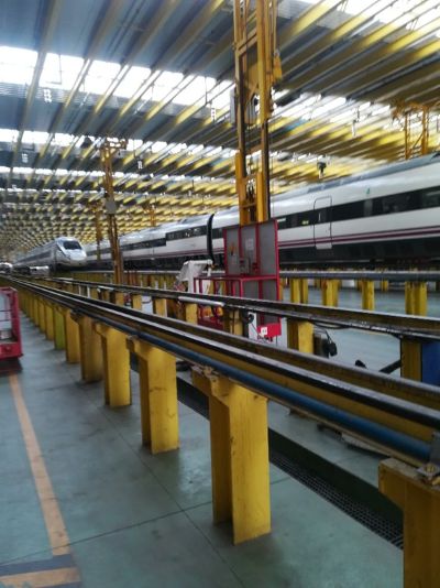 Construction of the new Fuencarral II high-speed workshop (Madrid, Spain)
