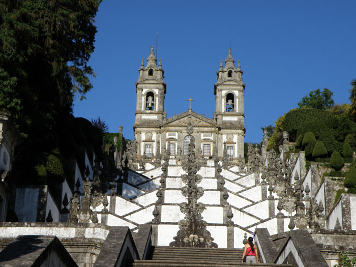 Las escalinatas del Bom Jesus do Monte, un lugar de indudable atractivo turstico.
