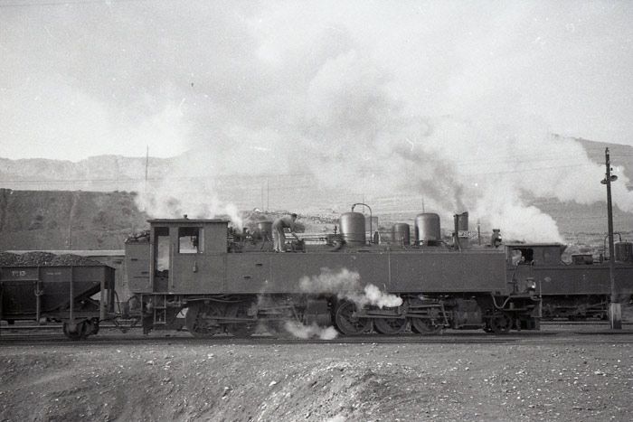 Locomotora tunecina N 204 fotografiada en Ro Martn. 8 de abril de 1961. 